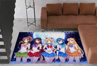 Sailor Moon Home Bedroom Decor Rug Carpet Mat