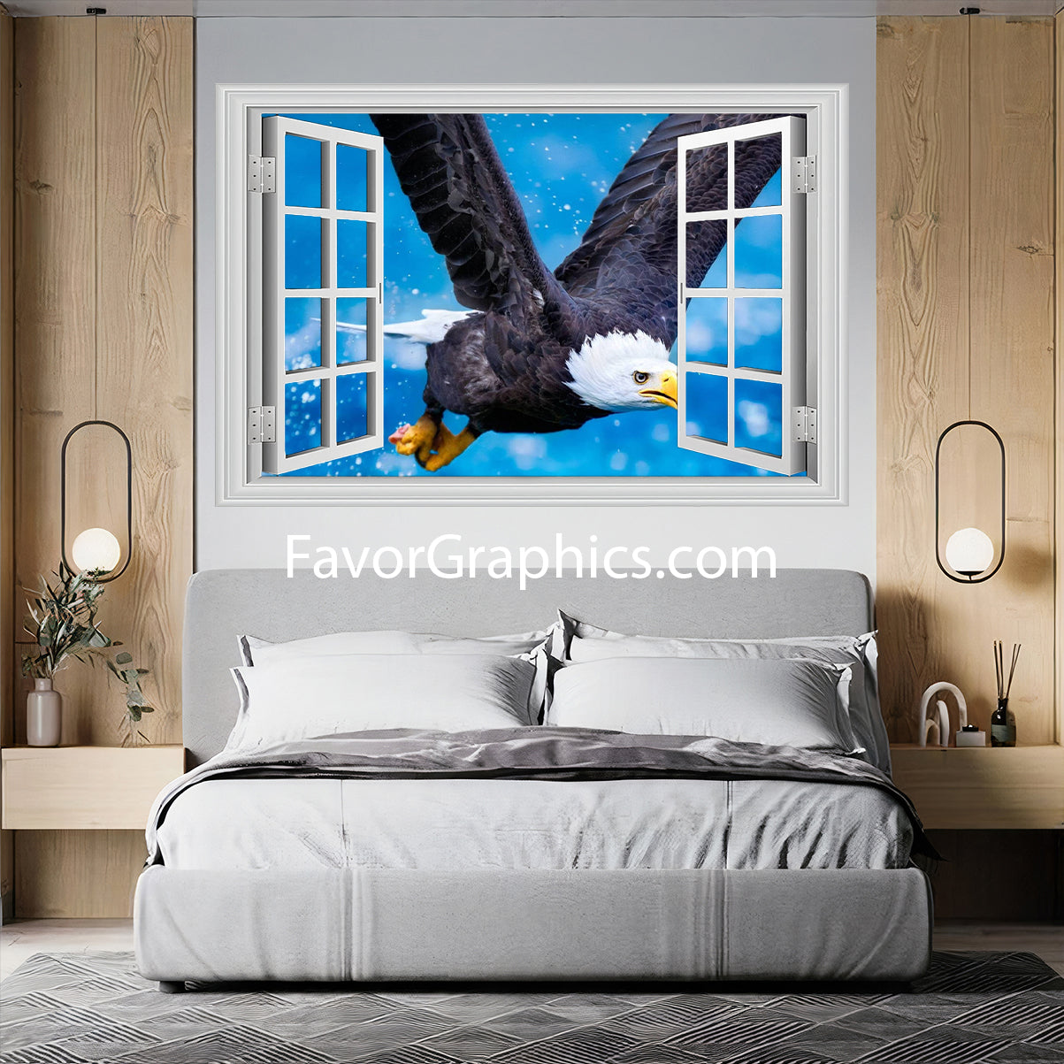 Eagle Vinyl Wall Art Decal Sticker Poster Print Mural