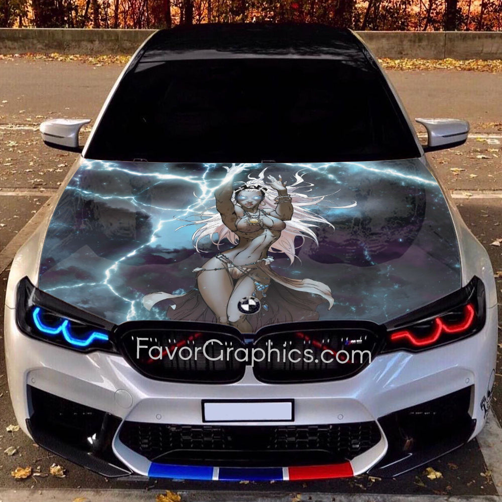 X-Men's Storm Ororo Munroe Itasha Car Vinyl Hood Wrap