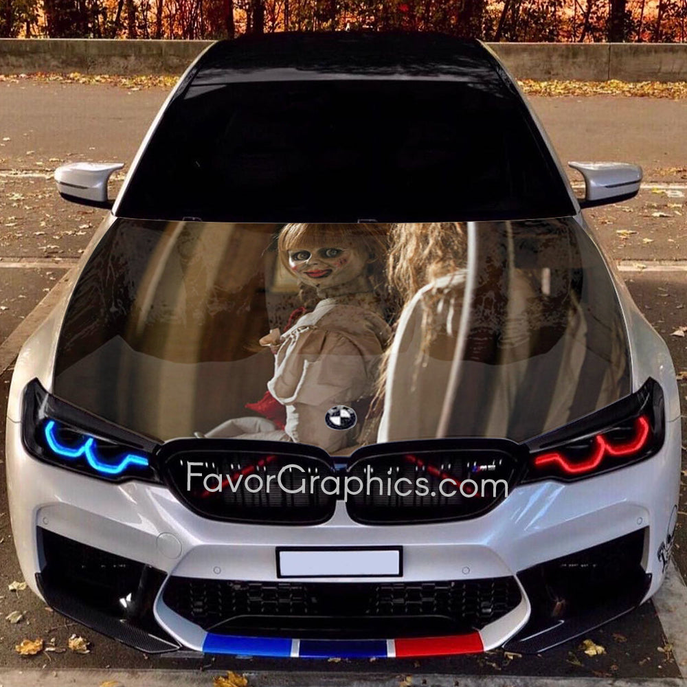 Annabelle Itasha Car Vinyl Hood Wrap Decal Sticker