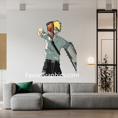 Denji Chainsaw Man Home Room Wall Vinyl Decal Sticker Mural Poster