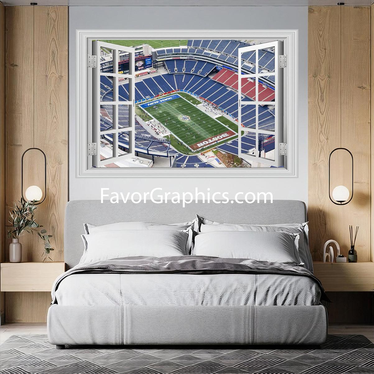 New England Patriots Vinyl Wall Art Decal Sticker Poster Print Mural