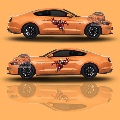 Iron Man Itasha Car Side Door Decal Vinyl Sticker