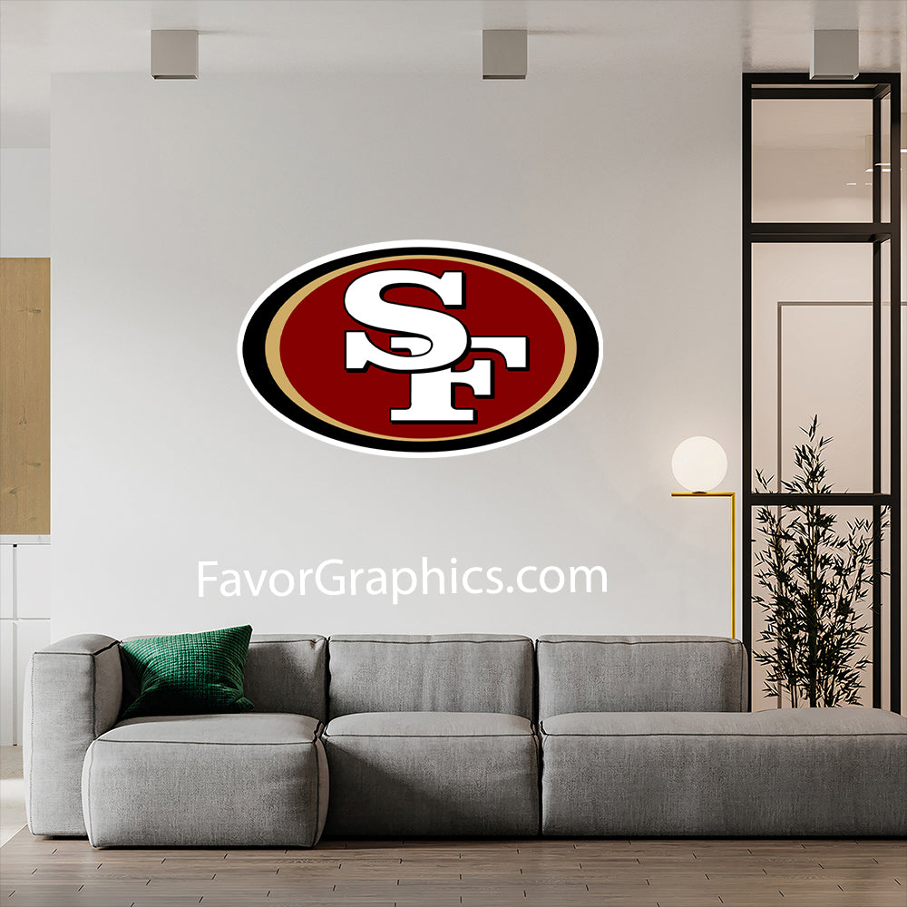 San Francisco 49ers Home Room Wall Vinyl Decal Sticker Mural Poster