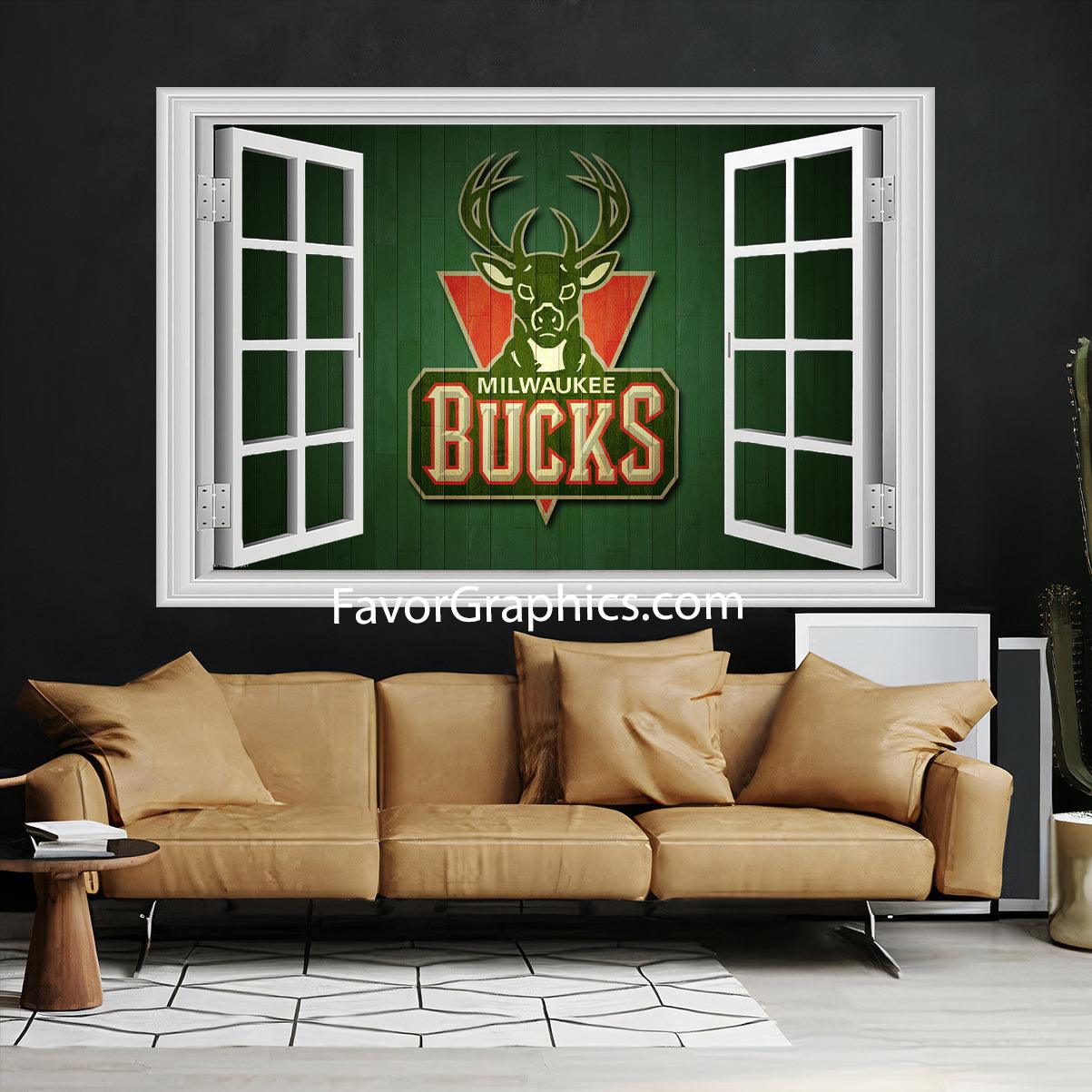 Milwaukee Bucks Vinyl Wall Art Decal Sticker Poster Print Mural