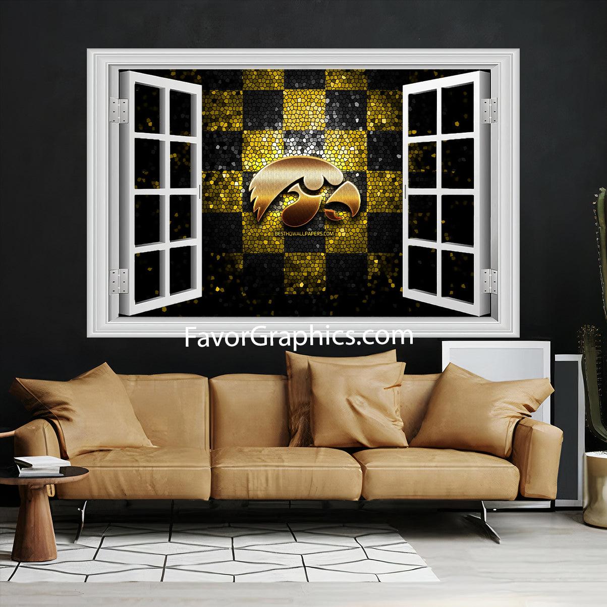 Iowa Hawkeyes Vinyl Wall Art Decal Sticker Poster Print Mural