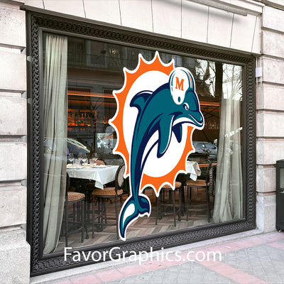 Miami Dolphins Home Room Wall Vinyl Decal Sticker Mural Poster