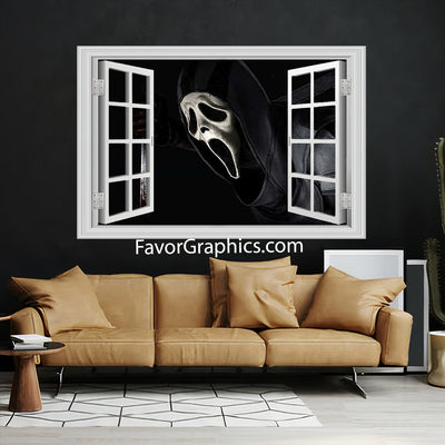 Scream Ghostface Vinyl Wall Art Decal Sticker Poster Print Mural