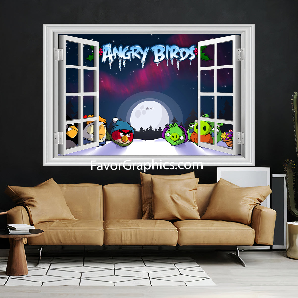 Angry Birds Vinyl Wall Art Decal Sticker Poster Print Mural