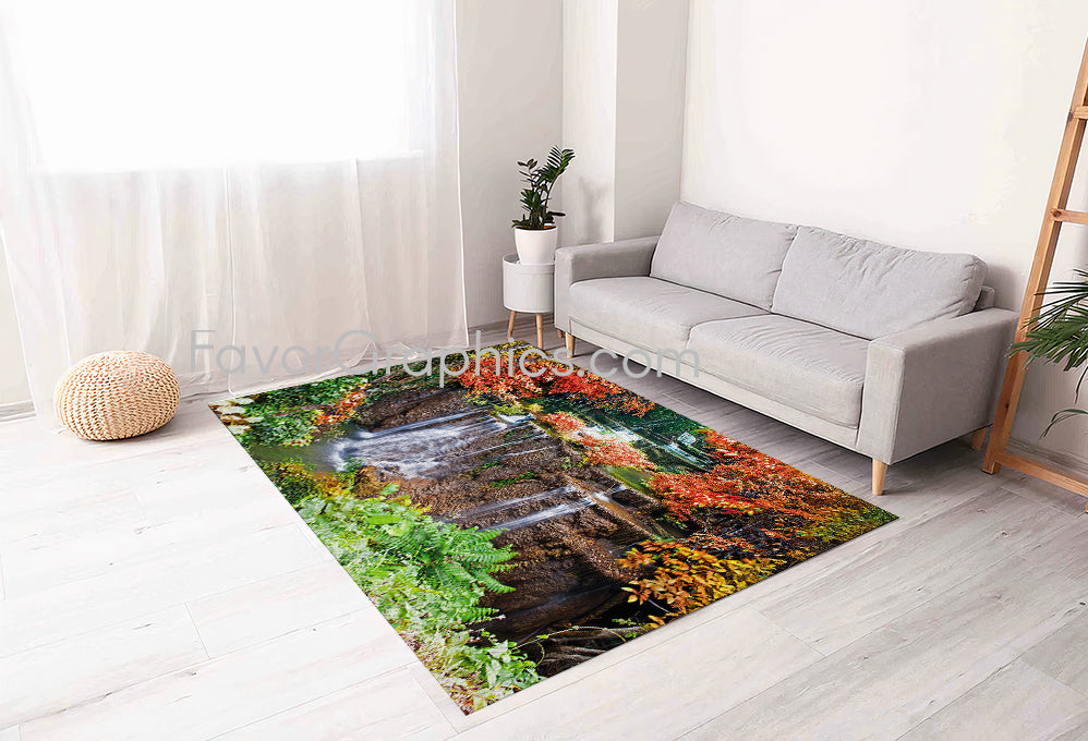 Waterfall Home Bedroom Decor Rug Carpet Mat