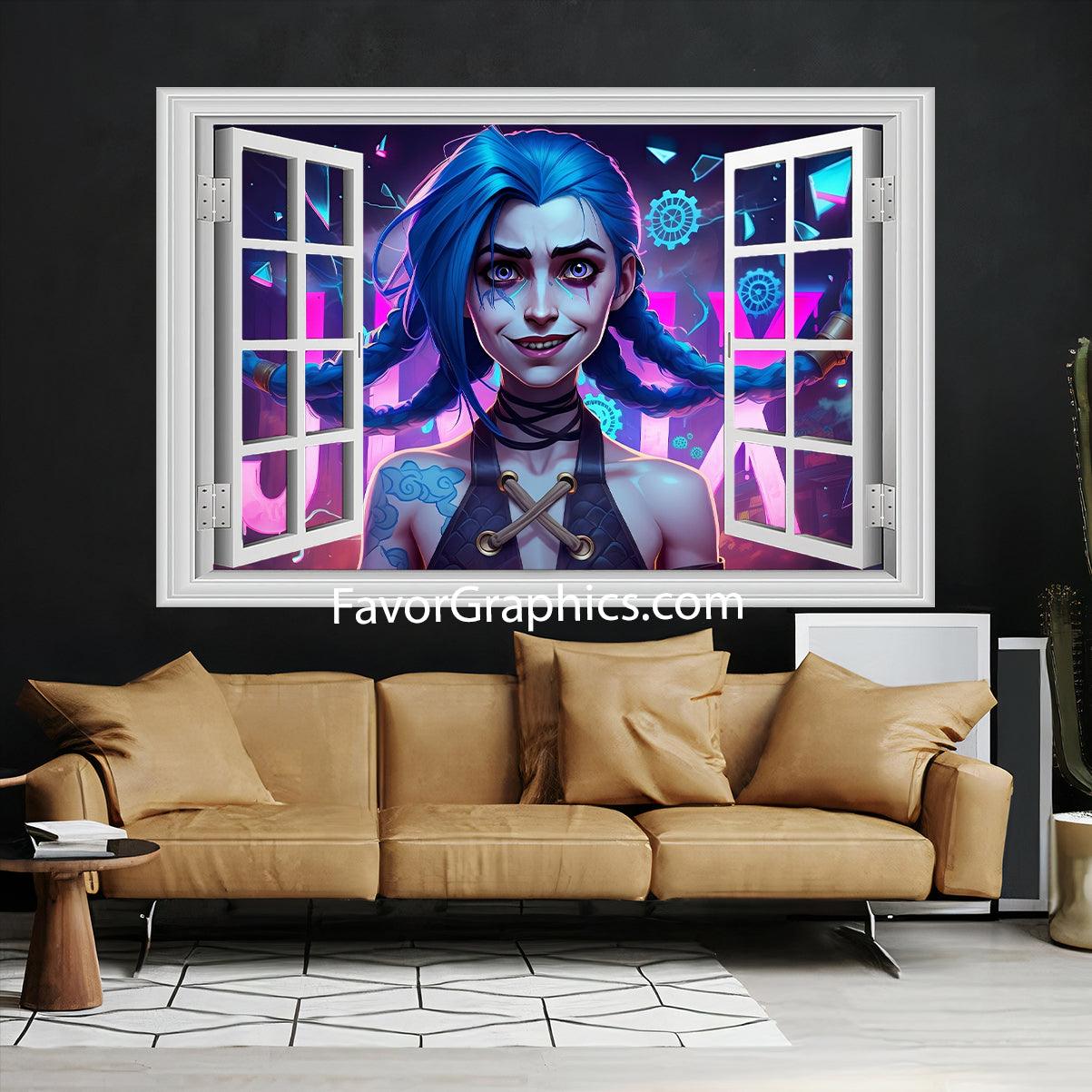 Jinx (League Of Legends) Vinyl Wall Art Decal Sticker Poster Print Mural