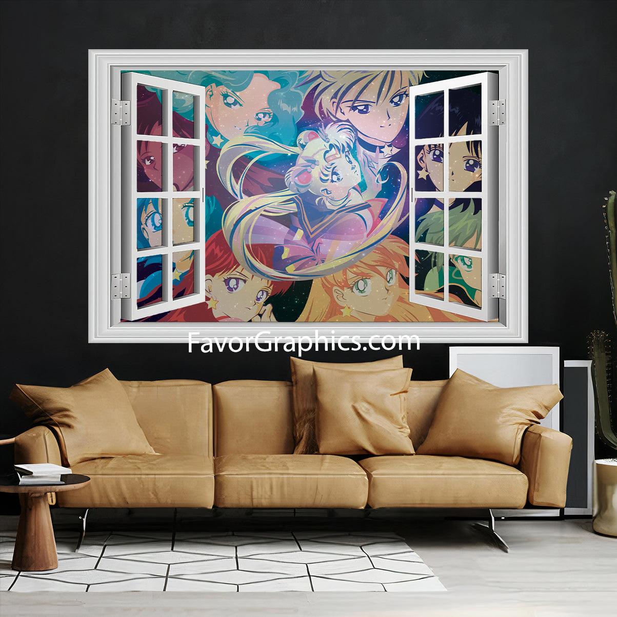 Sailor Moon Vinyl Wall Art Decal Sticker Poster Print Mural