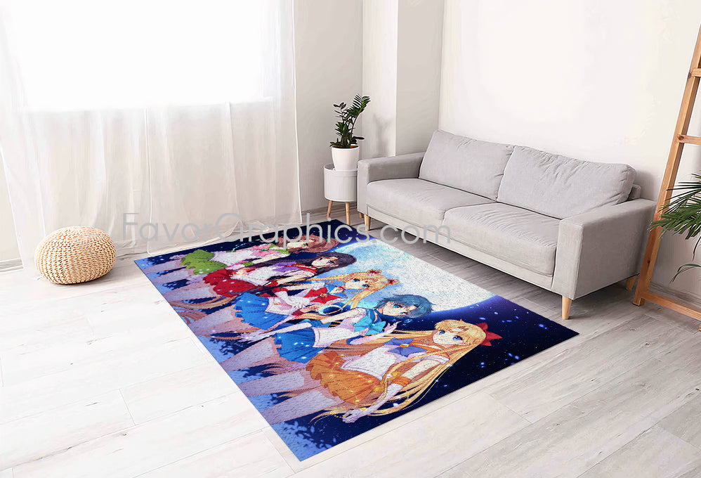 Sailor Moon Home Bedroom Decor Rug Carpet Mat