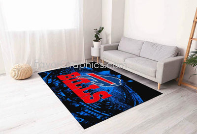 Buffalo Bills Home Bedroom Decor Rug Carpet Mat