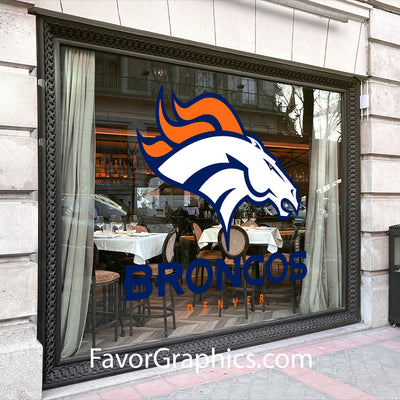 Denver Broncos Home Room Wall Vinyl Decal Sticker Mural Poster