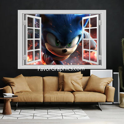 Sonic The Hedgehog Vinyl Wall Art Decal Sticker Poster Print Mural