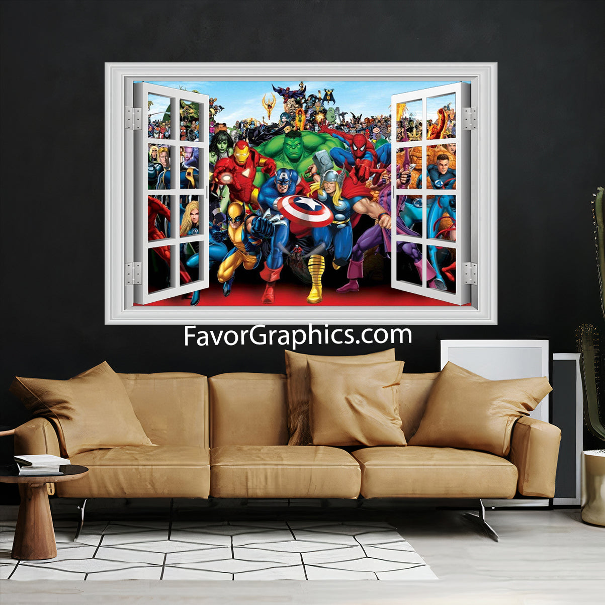 Superhero Avengers Vinyl Wall Art Decal Sticker Poster Print Mural