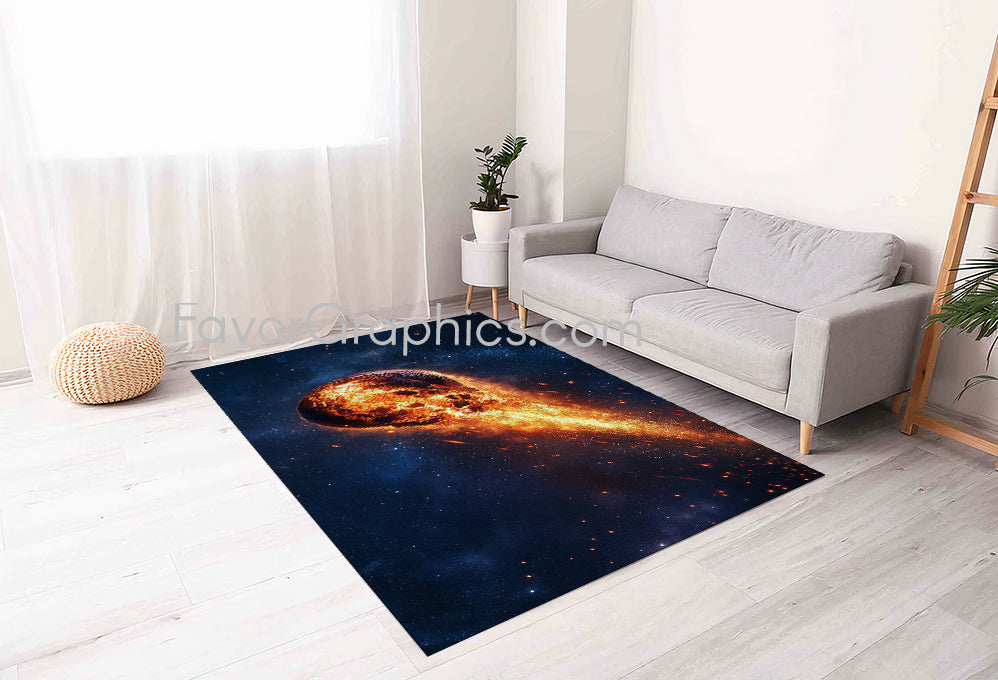 Outer Space Planet Home Bedroom Decor Rug Carpet Mat