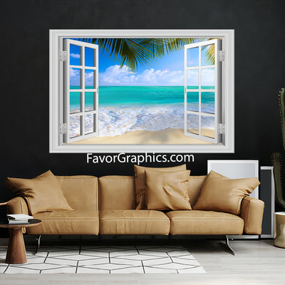 Beach Vinyl Wall Art Decal Sticker Poster Print Mural