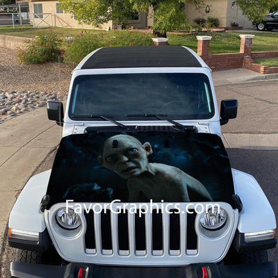 Smeagol Gollum Itasha Car Vinyl Hood Wrap Decal Sticker