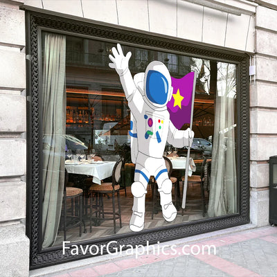 Astronaut Home Room Wall Vinyl Decal Sticker Mural Poster