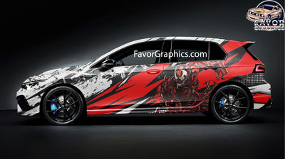 Carnage Itasha Full Car Vinyl Wrap Decal Sticker