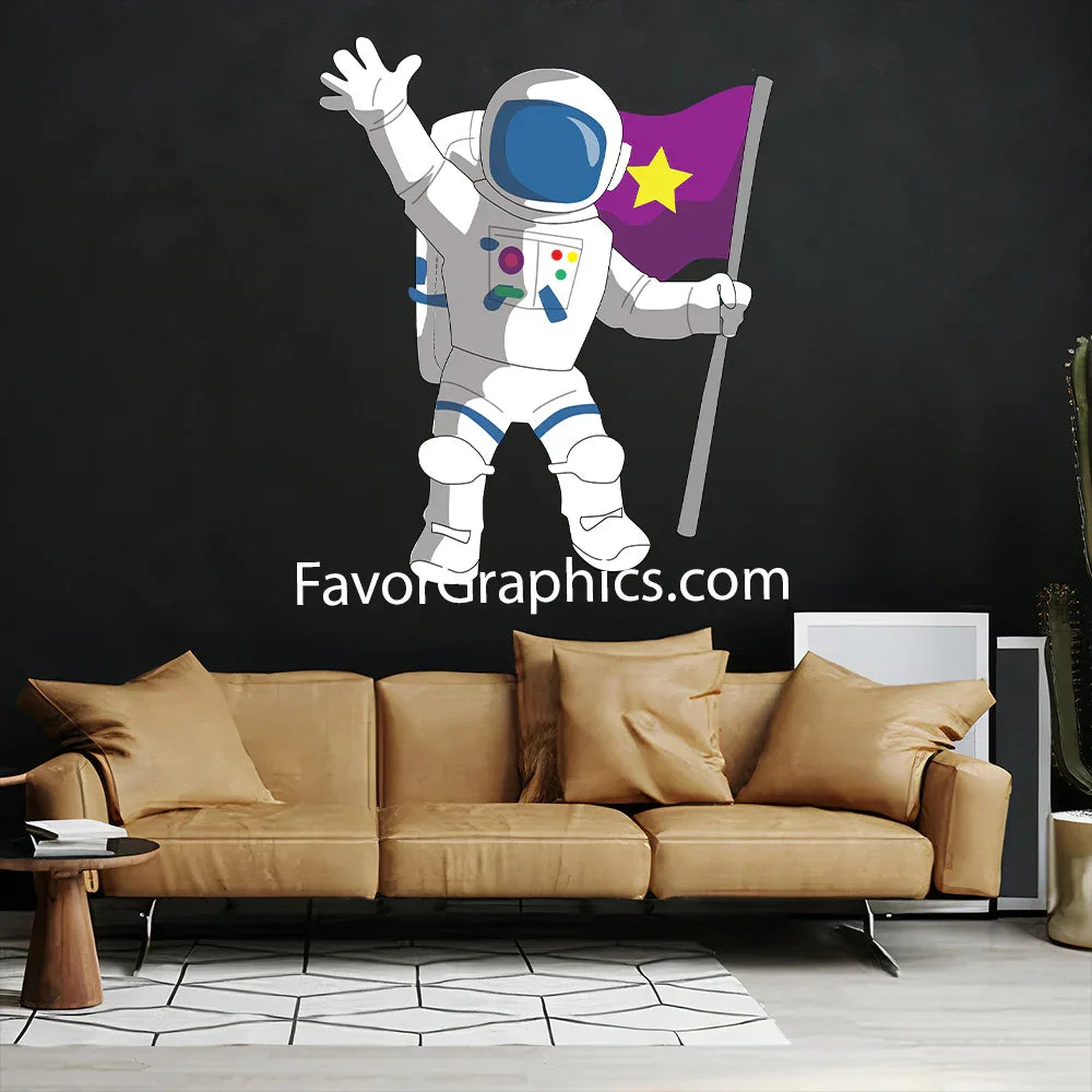 Astronaut Home Room Wall Vinyl Decal Sticker Mural Poster