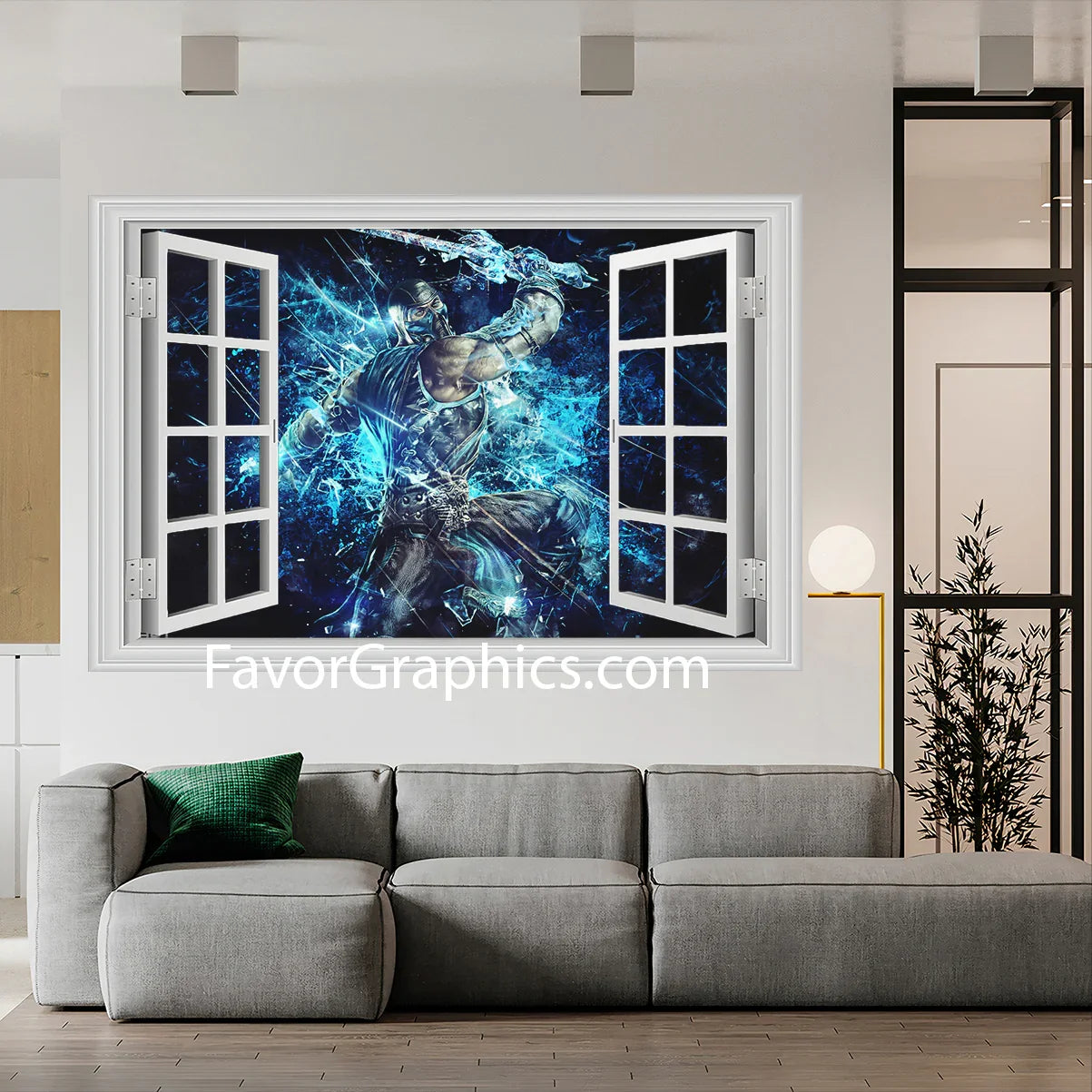 Sub Zero Mortal Kombat Vinyl Wall Art Decal Sticker Poster Print Mural