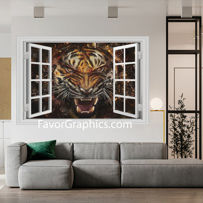 Tiger Vinyl Wall Art Decal Sticker Poster Print Mural