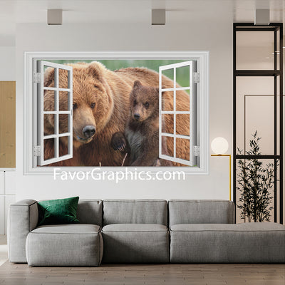 Bear Vinyl Wall Art Decal Sticker Poster Print Mural