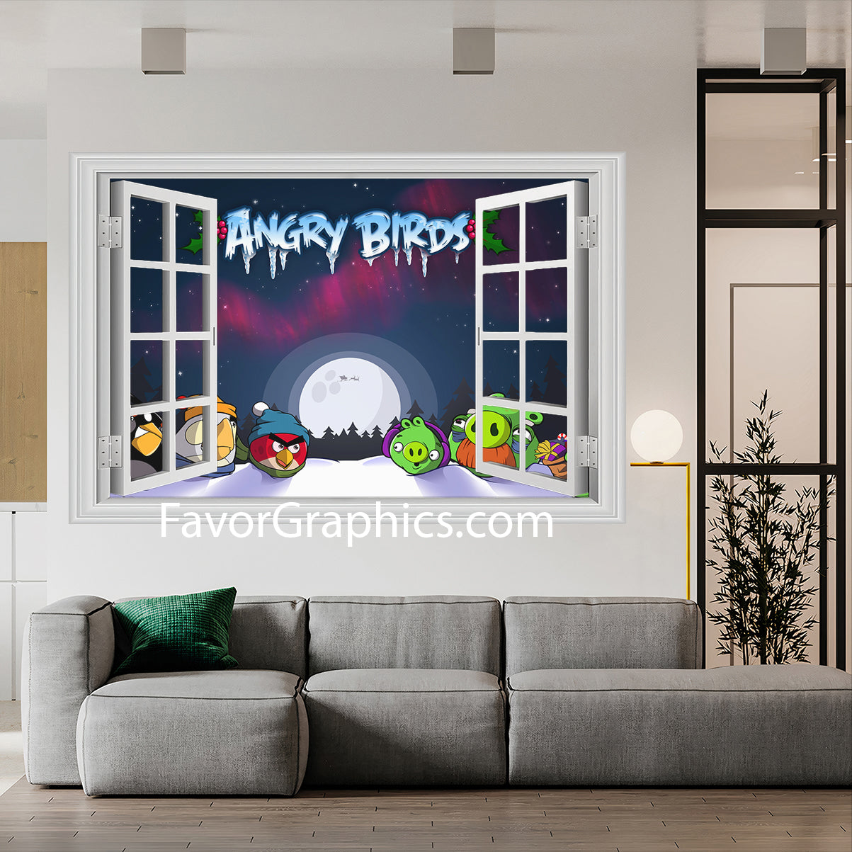 Angry Birds Vinyl Wall Art Decal Sticker Poster Print Mural