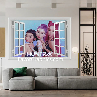 Huntrix HUNTR/X Kpop Demon Hunters Wall Art Poster Print Mural