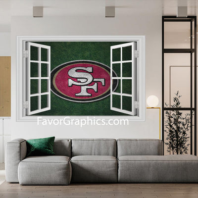 San Francisco 49ers Vinyl Wall Art Decal Sticker Poster Print Mural