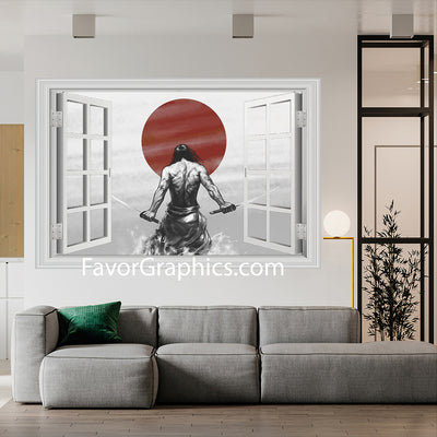 Samurai Vinyl Wall Art Decal Sticker Poster Print Mural