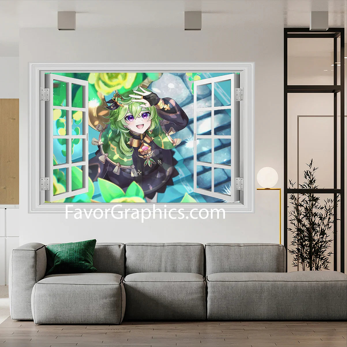 Collei (Genshin Impact) Vinyl Wall Art Decal Sticker Poster Print Mural