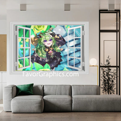 Collei (Genshin Impact) Vinyl Wall Art Decal Sticker Poster Print Mural