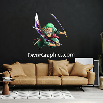 Roronoa Zoro Home Room Wall Vinyl Decal Sticker Mural Poster