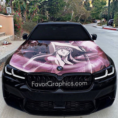 Yuno Gasai Future Diary Itasha Car Vinyl Hood Wrap Decal Sticker