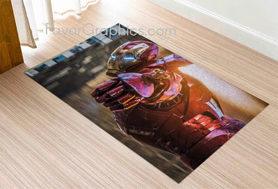 Ironman Home Bedroom Decor Rug Carpet Mat