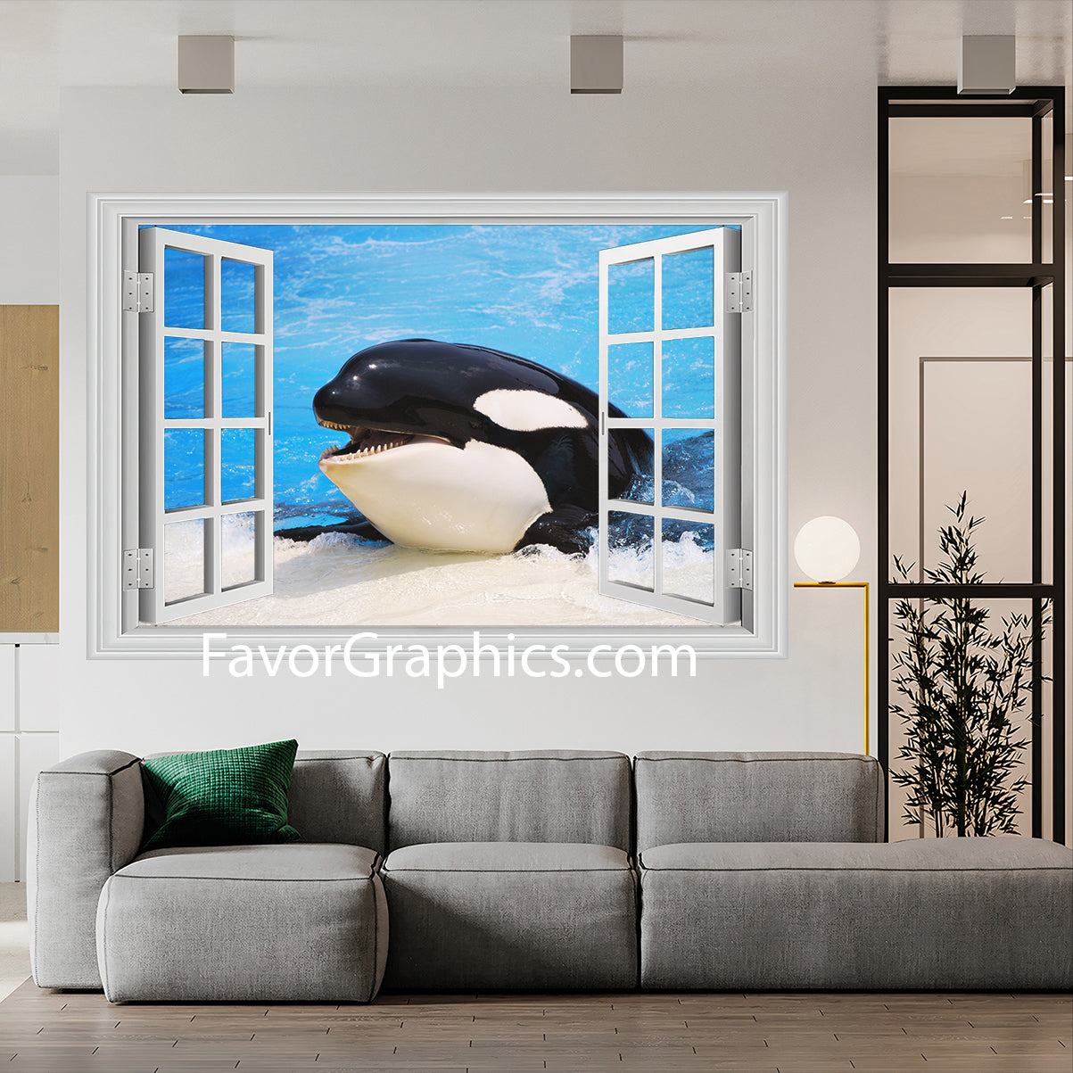 Orca Vinyl Wall Art Decal Sticker Poster Print Mural