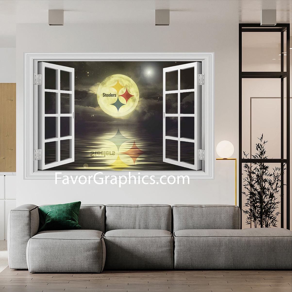 Pittsburgh Steelers Vinyl Wall Art Decal Sticker Poster Print Mural