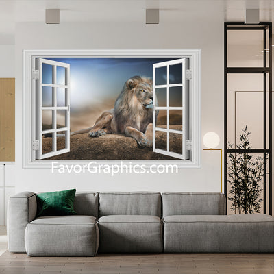 Lion  Vinyl Wall Art Decal Sticker Poster Print Mural