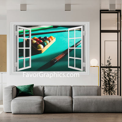 Billiard Vinyl Wall Art Decal Sticker Poster Print Mural