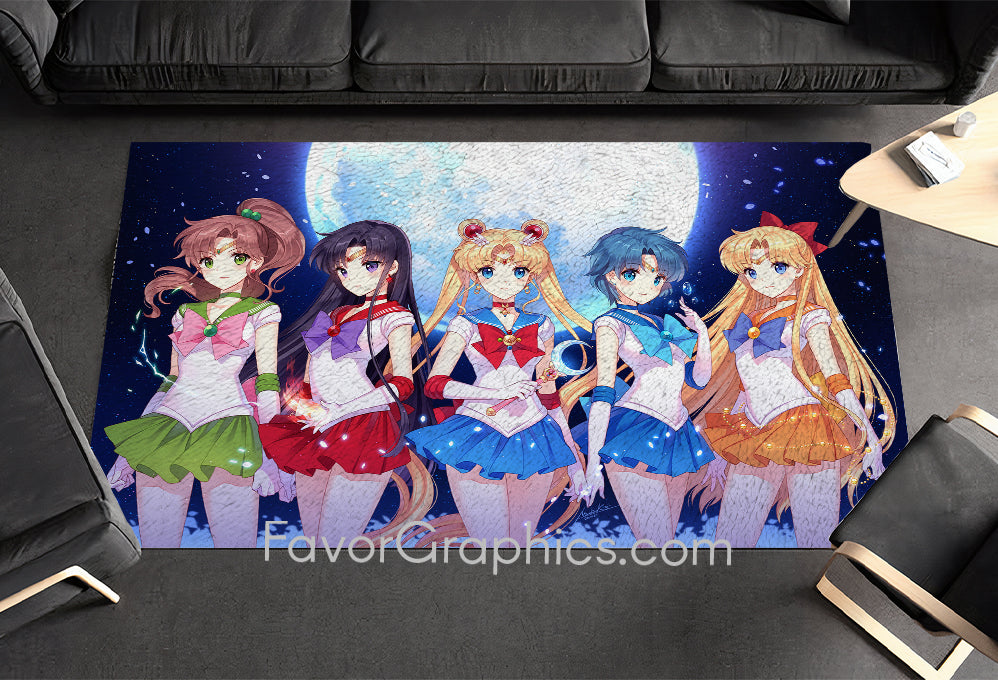 Sailor Moon Home Bedroom Decor Rug Carpet Mat