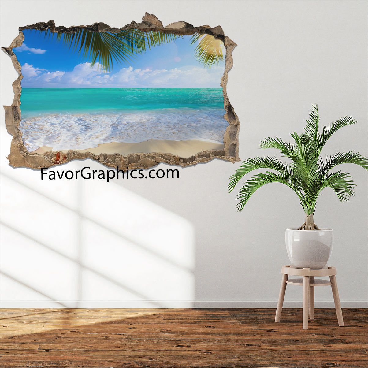 Beach Vinyl Wall Art Decal Sticker Poster Print Mural