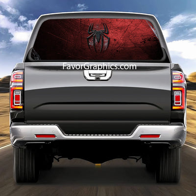 Spider-Man Rear Window Perforated Graphic Vinyl Decal Car Truck UTV