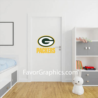 Green Bay Packers Home Room Wall Vinyl Decal Sticker Mural Poster