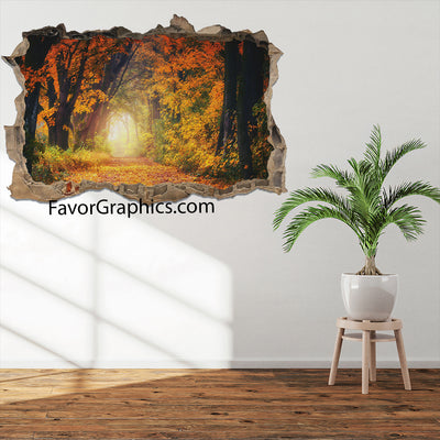 Autumn Forest Vinyl Wall Art Decal Sticker Poster Print Mural