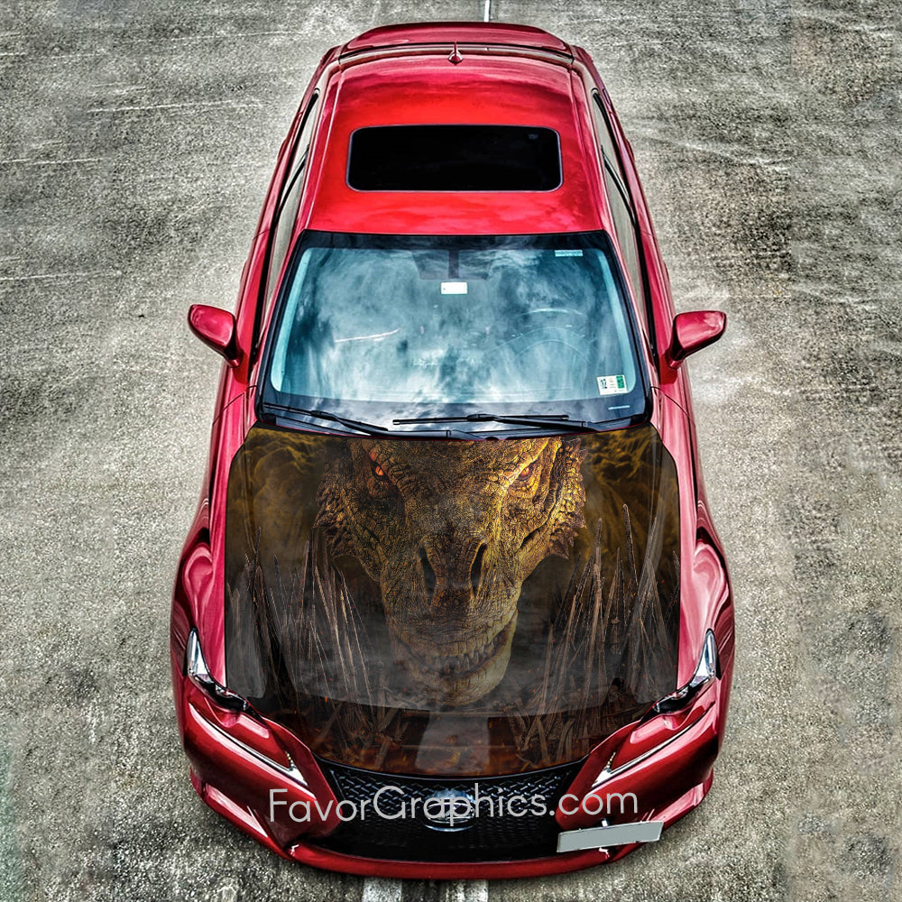 House of the Dragon Itasha Car Vinyl Hood Wrap