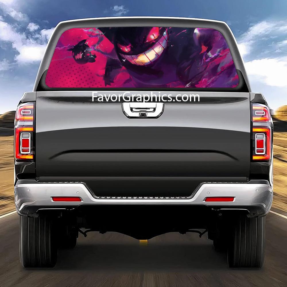 Gengar (Pokemon) Rear Window Perforated Graphic Vinyl Decal Car